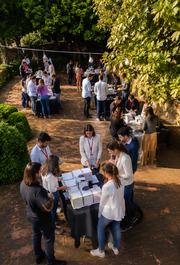 Diversos equips participant simultàniament en The Escape Box